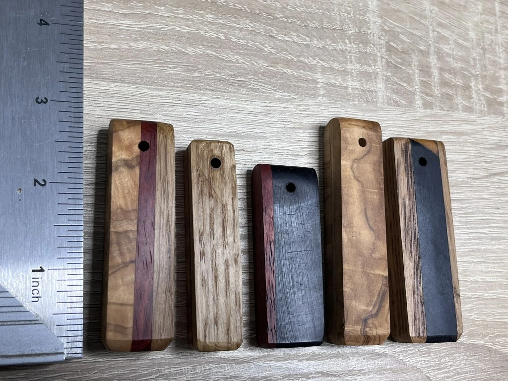 Exotic Wood Keyrings – Unique Hardwood Collection-6.webp