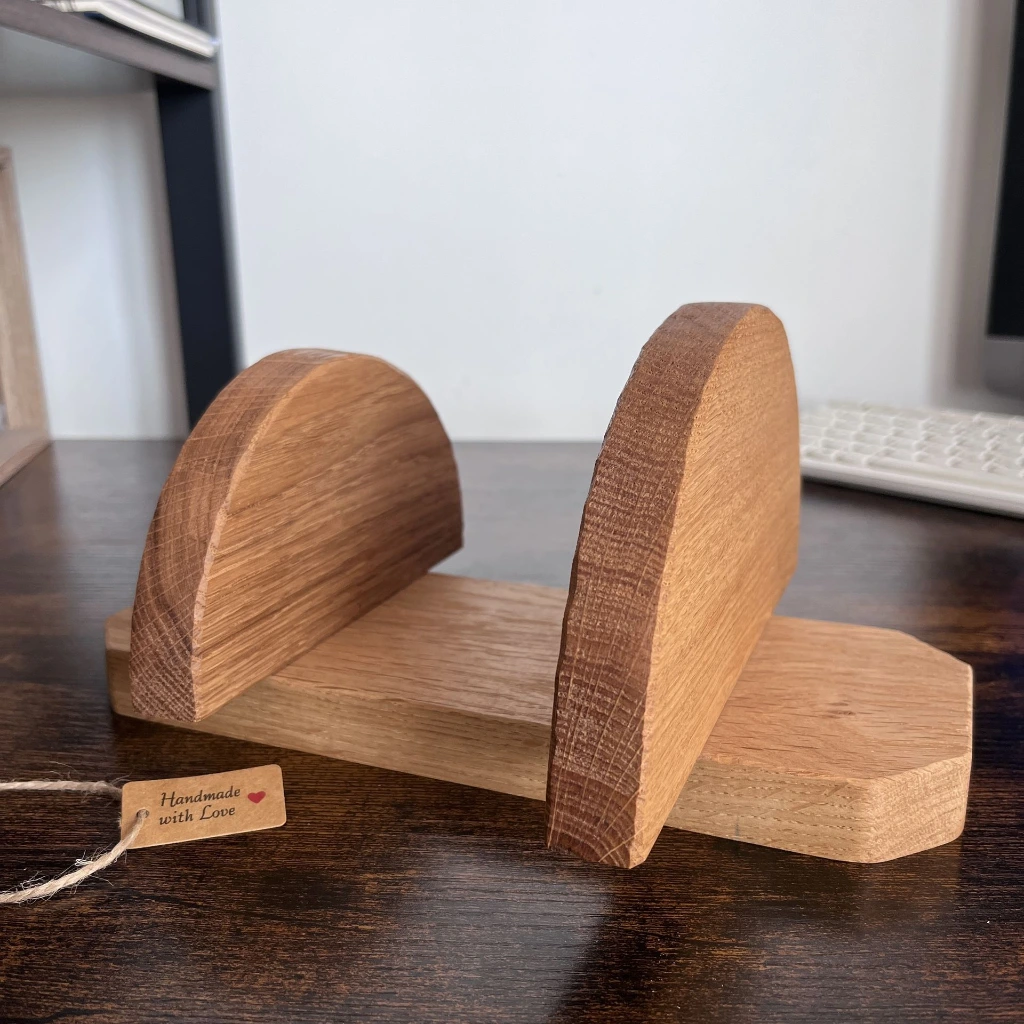 Oak Wall Shelf with Semi Circular 3.webp