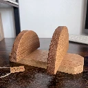 Oak Wall Shelf with Semi Circular 3.webp