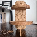 Oak Wall Shelf with Semi Circular 2.webp