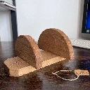 Oak Wall Shelf with Semi Circular 4.webp